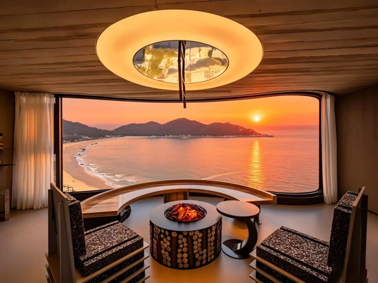 环海精品山居・270°日出海景落地窗・设计师美宿(南澳岛青澳湾店)
