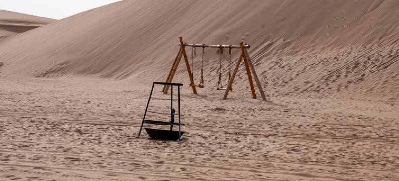 大漠星空沙漠露营地图片