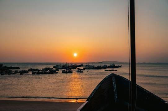 湄屿宿集·夕岸日落海景沙滩民宿图片