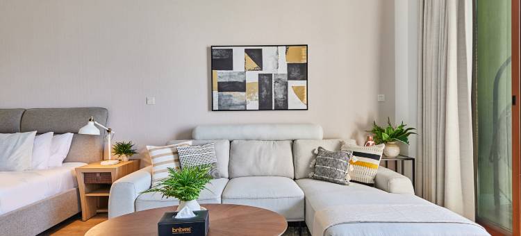 棕榈岛海景豪华公寓 | 近Nakheel购物中心(Sea View Luxury Studio in Palm | Near Nakheel Mall)图片