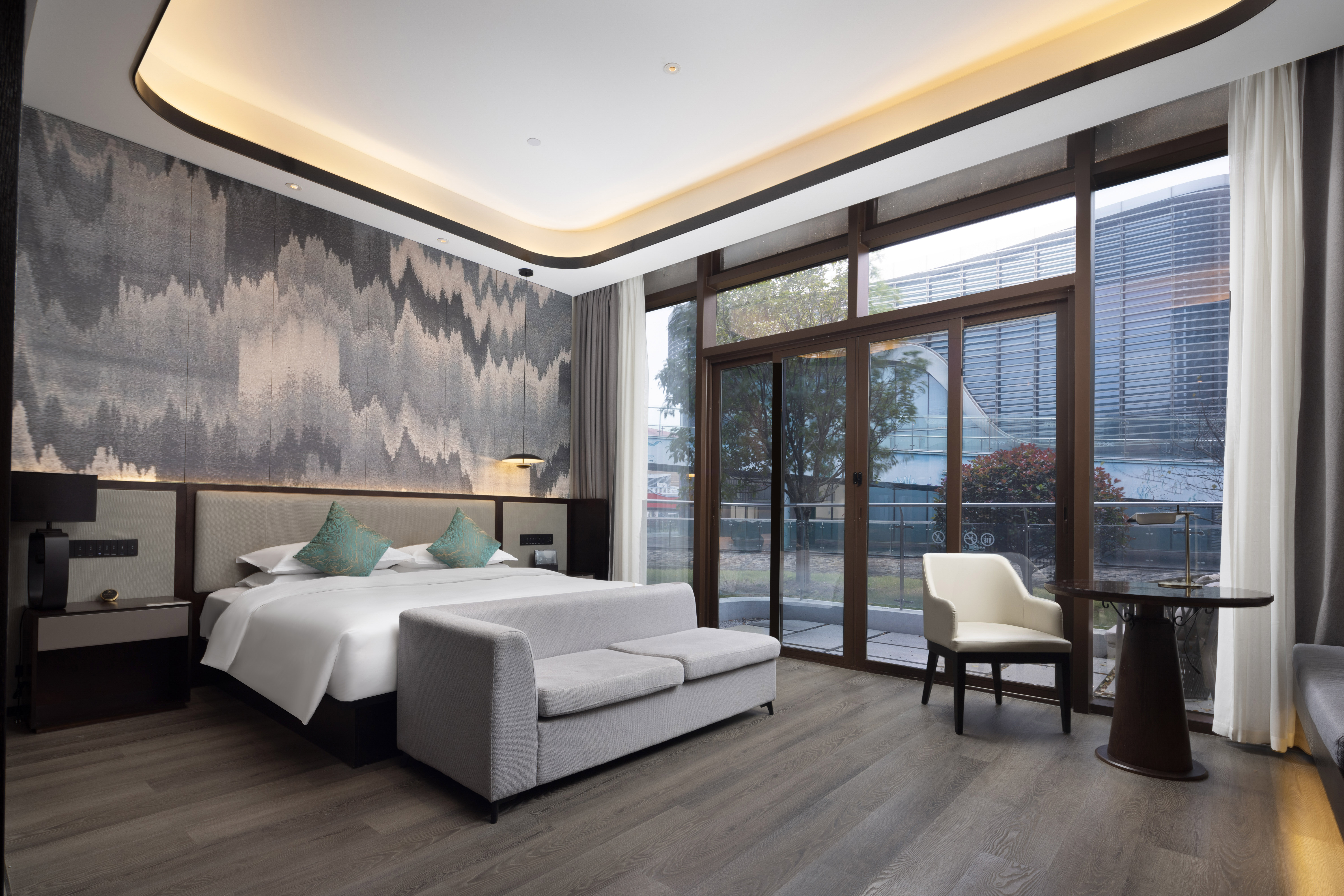 Suzhou Wujiang East Taihu Huajianting Water Yunbian HotelOver view