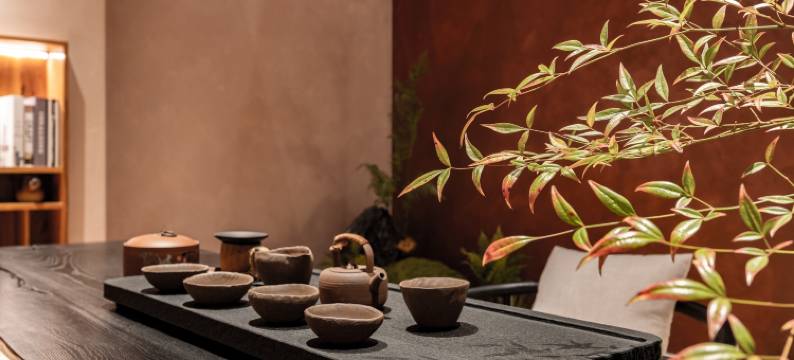 筑·山哈|美学空间·侘寂风 Encounter 艺宿(天台山风景区店)图片