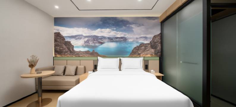 潮漫酒店(长白山美人松雕塑公园艾丽斯风情街店)图片