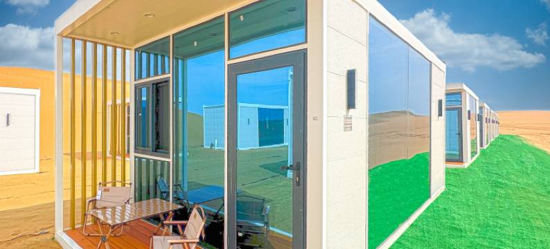 大漠星空沙漠露营地图片