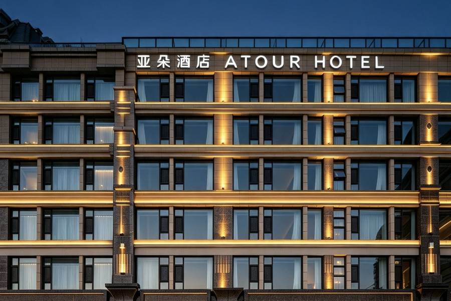 大連星海廣場百年城雕海景亞朵見野酒店