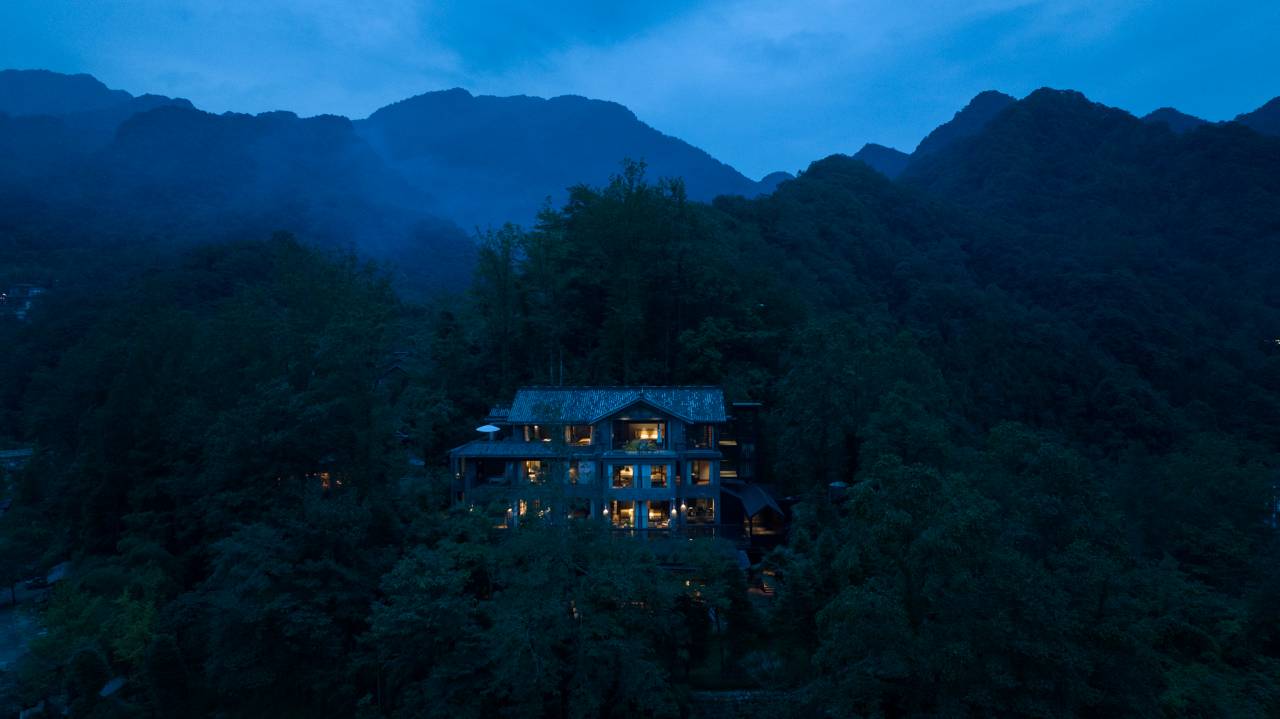 青城山泊岸森氧私汤Villa图片