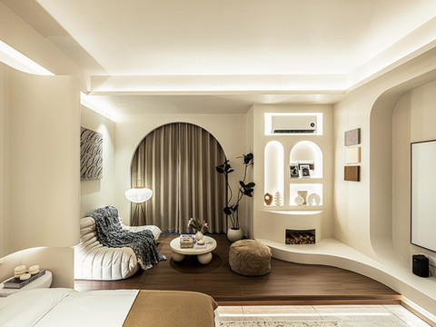 云境Aerie·180°江幕智居设计师美宿(珲春街财富广场店)