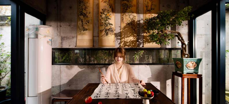 浔书坊・InkRiverside・临河设计师民宿(南浔古镇景区内百间楼店)图片