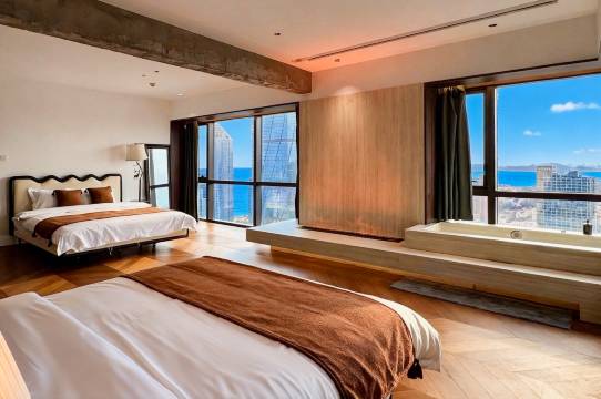 青岛欢喜公寓(五四广场万象城店)