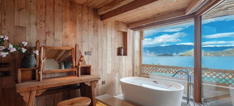 泸沽湖沽涛源筑全湖景亲水度假民宿图片