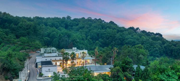 云躲一号私汤泳池院子图片