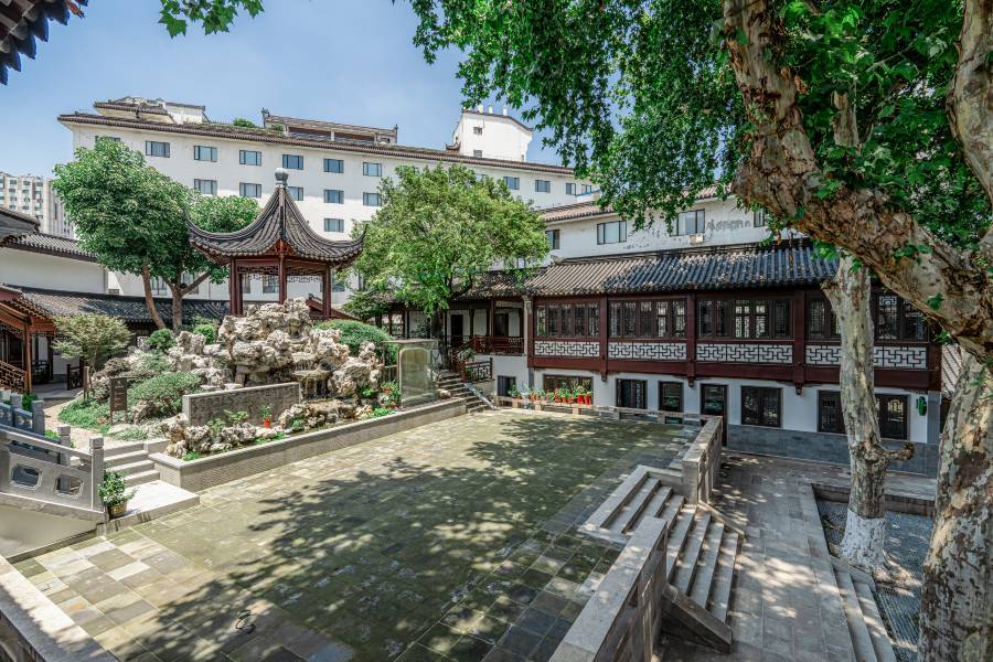 南京夫子廟夜泊秦淮尊經書院酒店