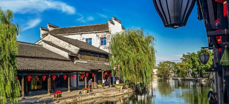花筑·珑兰庭·古韵今风·临河观景·水墨江南庭院(黄酒小镇店)图片
