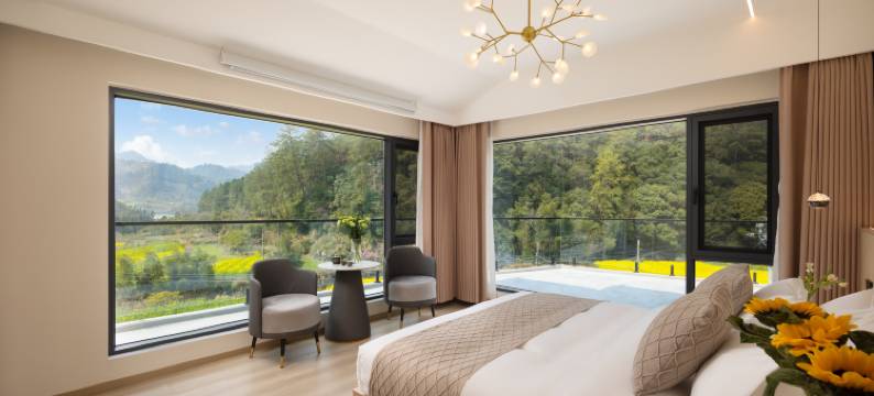 江南·遇天然氧吧环景设计民宿(篁岭风景区店)图片