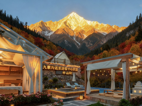 半山轩景•阔博琼熙私汤民宿(九寨沟店)