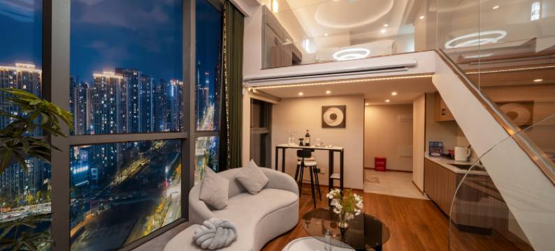 新瑞高空LOFT民宿(广福路海乐世界购物中心店)图片