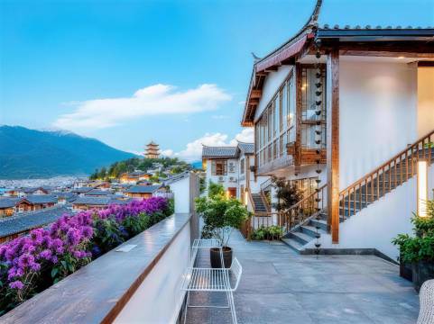 六逸 LUYEE丨云想观全景美宿(丽江古城大水车店)图片