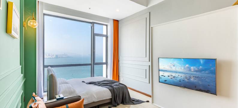 鸣海居海景LOFT公寓(威海站韩乐坊店)图片