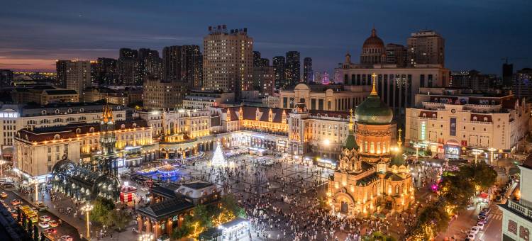 哈尔滨中央大街火车站美仑酒店图片