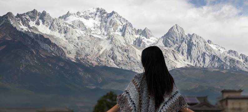 半塘•佐佑丨LANDGAZE•STARSWEEP丨180度雪山景民宿(白沙古镇店)图片