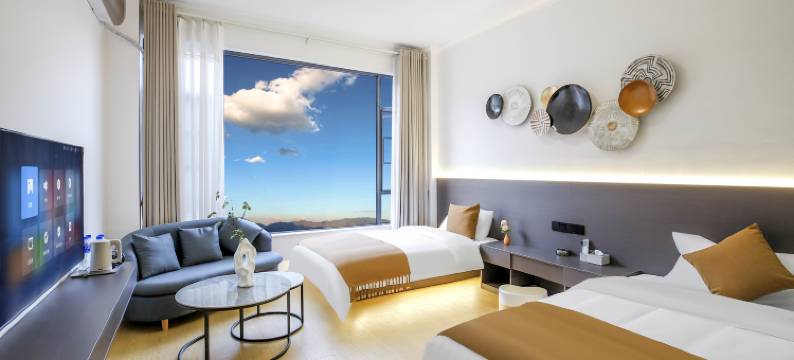 大理洱上花开海景客栈(洱海公园高铁北站店)图片