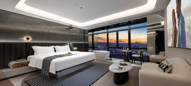 Sky·云际51高空江景度假酒店(重庆奥体中心龙湖时代天街店)图片