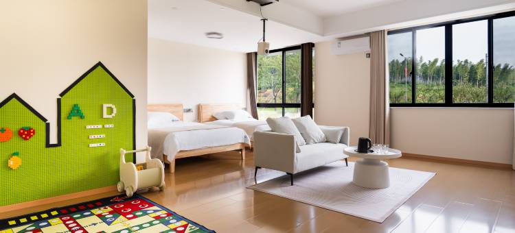 窑池居奶油风艺术设计观景美宿(宜兴窑湖小镇店)图片