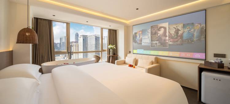 叁合·Levelcell高空观景酒店(花果园购物中心白宫艺术中心店)图片