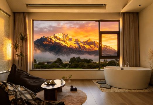 五月里?白日梦丨Full View360°全景日照金山美宿（白沙古镇店）外景图