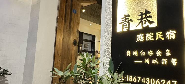 青巷客栈庭院民宿图片