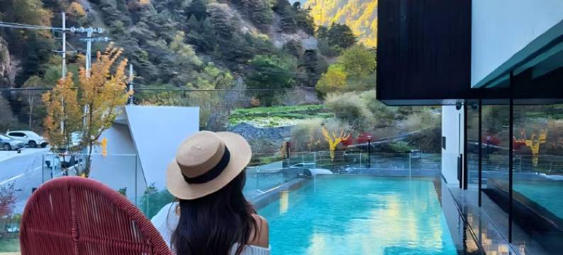 毕棚沟•暮山图片