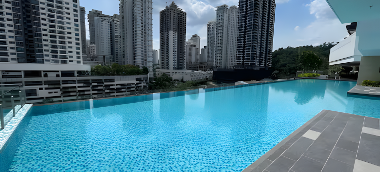 满家乐三卧室单位(Inspirasi Mont Kiara 3 Rooms Balcony Free Wifi & Carpark by the Homez)图片