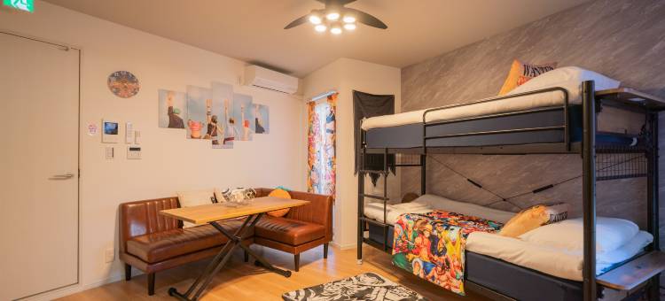 フォルモント寺田町204 - 海贼王主题公寓，寺田町站步行8分(Baden² MINPAKU STYLE～ART～TERADACHO - One Piece themed apartment, 8 mins to Teradacho Station)图片