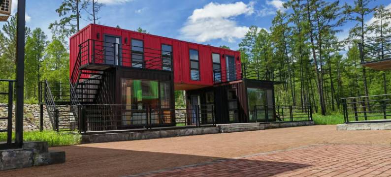 漠河集装箱旅馆图片