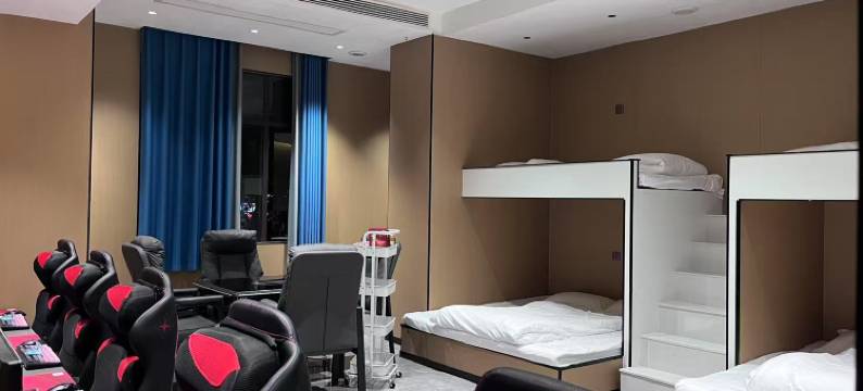 荧光电竞酒店图片