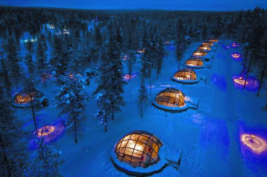 卡克斯劳特恩度假村(Kakslauttanen Arctic Resort - Igloos and Chalets)
