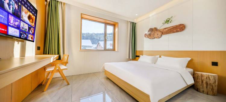 二浪河一场雪一冬天民宿图片