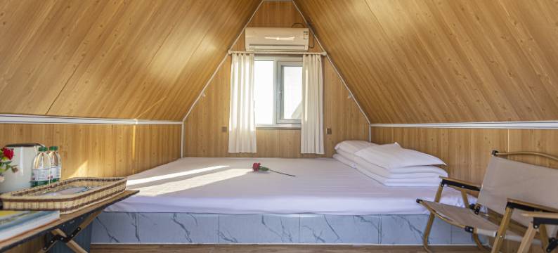 漠夜摘星沙漠露营地图片