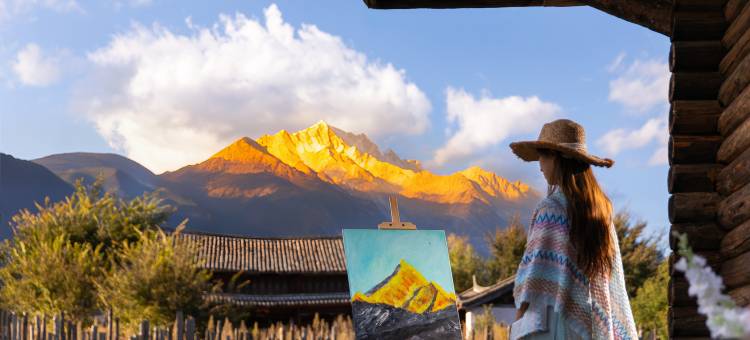 椿山雪・日照金山・田园牧场度假酒店Mountain Spring(白沙古镇店)图片