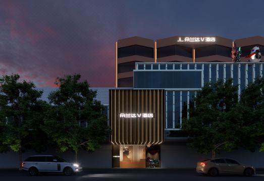 朵兰达V酒店（成都太古里国金中心店）外景图