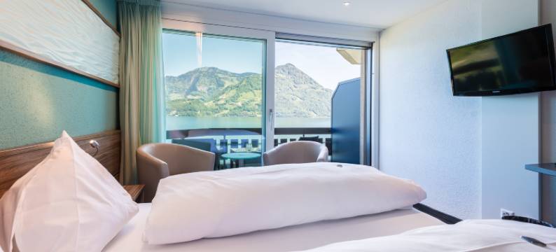 尼德瓦爾德納霍夫酒店坐落於湖畔，享受瑞士品質(Hotel Nidwaldnerhof direkt am See Swiss Quality)图片