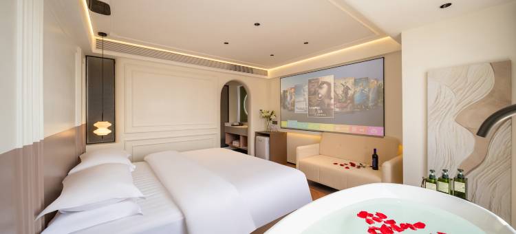 叁合·Levelcell高空观景酒店(花果园购物中心白宫艺术中心店)图片