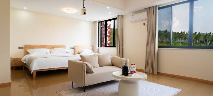 窑池居奶油风艺术设计观景美宿(宜兴窑湖小镇店)图片