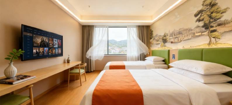 维｜也钠云境美居•静逸轻居•设计城市酒店(淮滨人民政府淮滨站店)图片