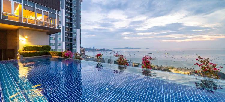 芭提雅 MUXA 海景公寓｜市中心高层海景・无边泳池・近海滩亲子房(Muxa Condo - Centric Sea)图片