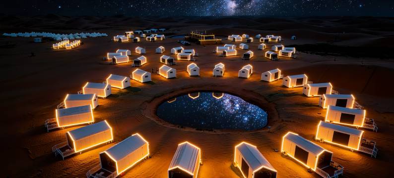 宁夏·腾格里沙漠秘境Clamping国际露营地图片