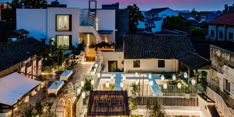 西塘原築·藝術度假酒店·觀星露台·空中花園·莫奈之窗·煙雨長廊店