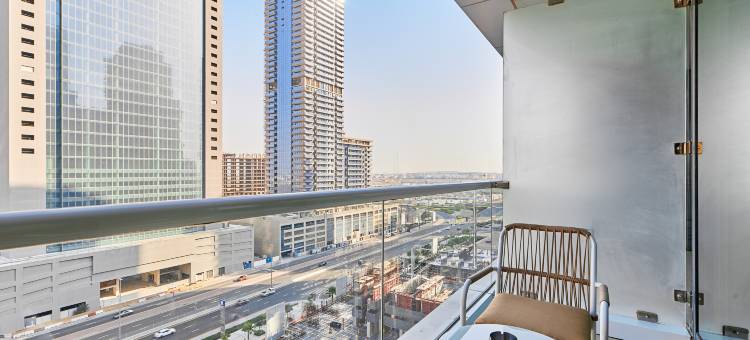 bnbme | JLT 时尚单间公寓 - 5分钟可至地铁(bnbme | Stylish Studio in JLT - 5 Min to Metro)图片