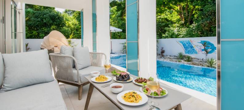 泳池别墅 Sanrriott 冲绳本部(pool villa Sanrriott Motobu Okinawa Villa)图片