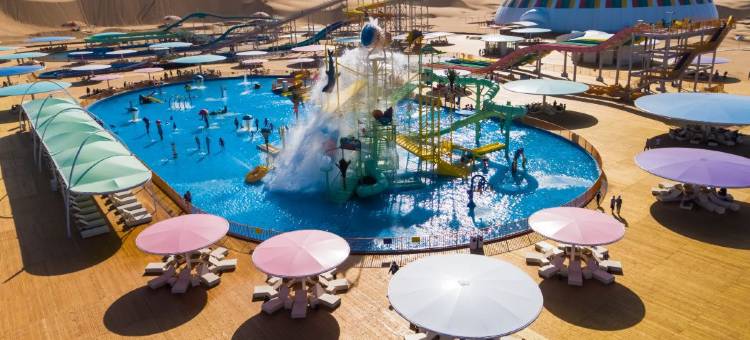 响沙湾悦沙岛帐篷营地图片